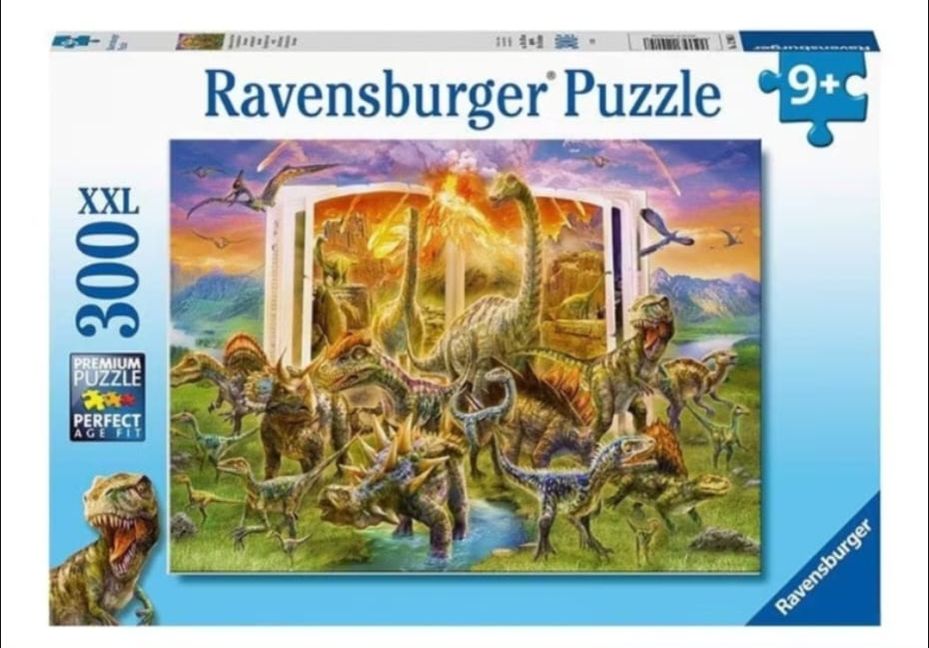 Ravensburger Realm of the Giants Dinosaur 100/200/3X49 Piece Jigsaw Puzzle for Kids