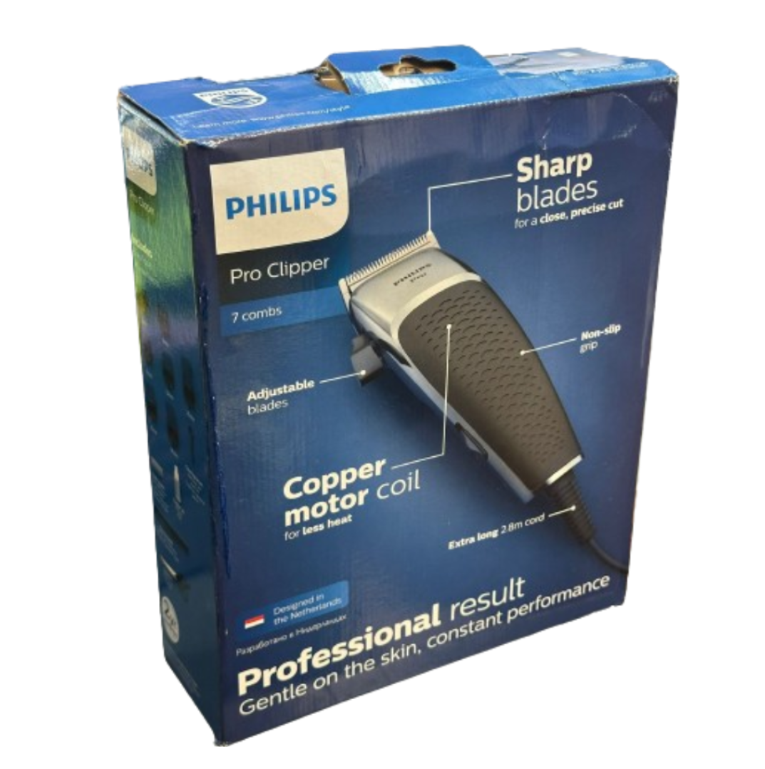 Philips Series 5000 Professional Hair & Beard Clipper, Linear Motor with Adjustable Blades and Close Precision - HC5100