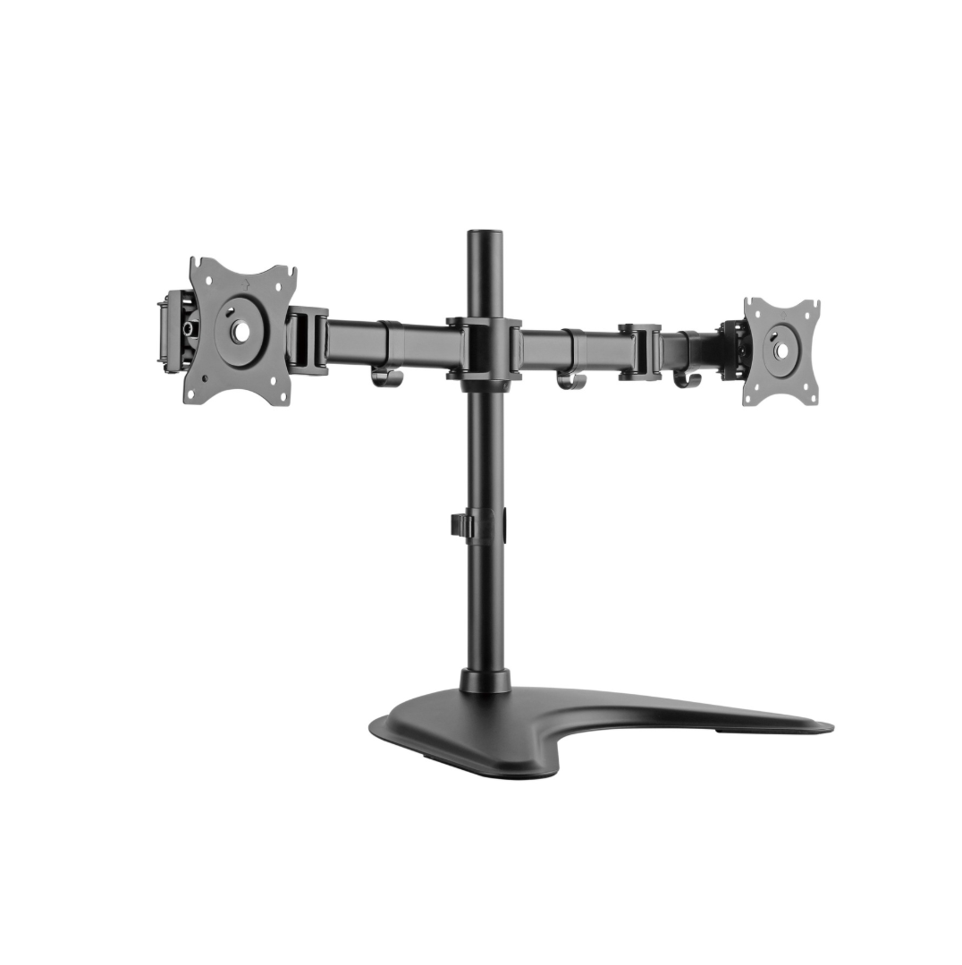 the Aryl Premium Monitor Desk Stand Mount, Fully Adjustable, Tilt, Articulating LapTop / Dual Monitor Arm options