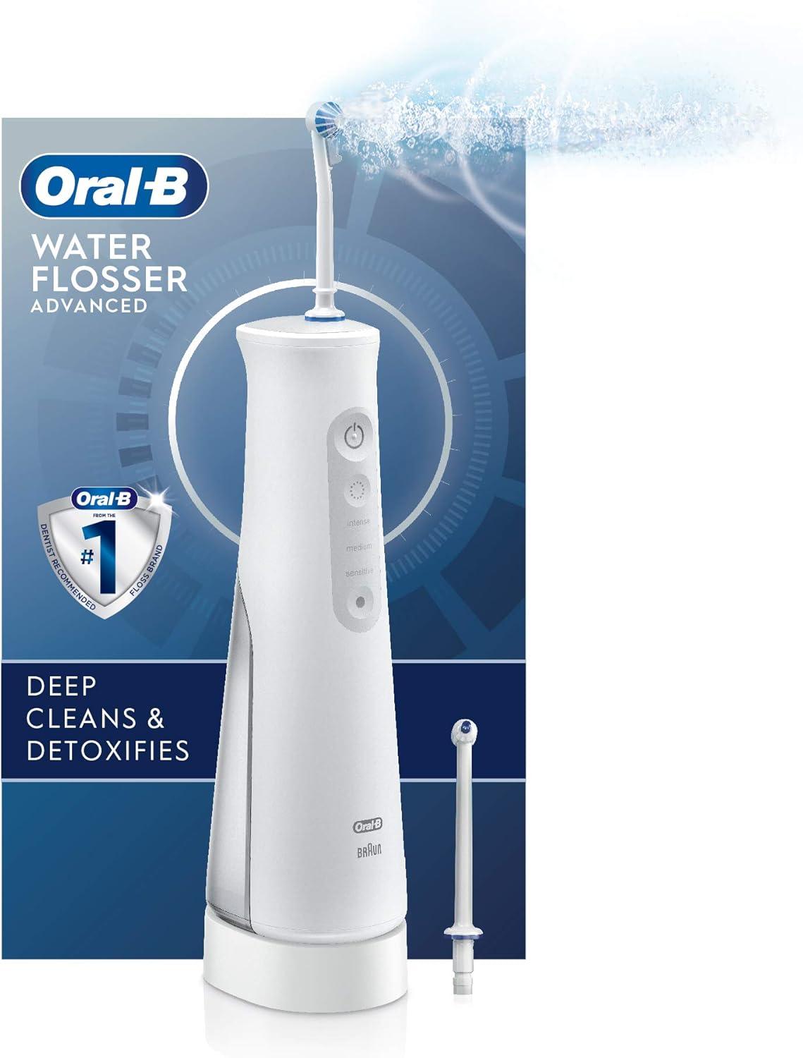 Oral B Aquacare Expert Water Flosser Featuring Oxyjet Technology, Oral Irrigator with 6 flossing mode or 3 flossing mode