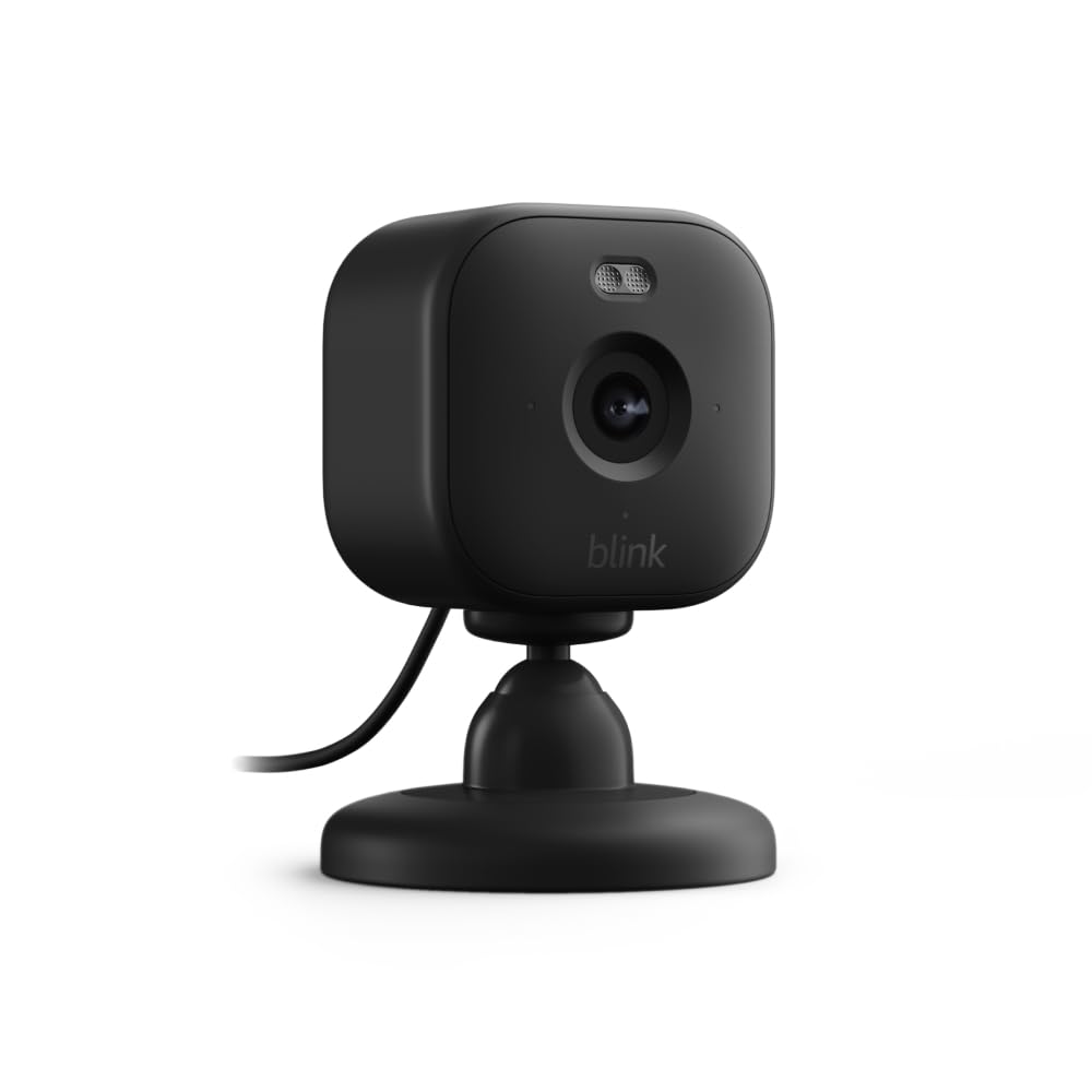 Blink Mini 2 / Mini 1 – Compact indoor smart security camera, 1080 HD video, motion detection, Works with Alexa