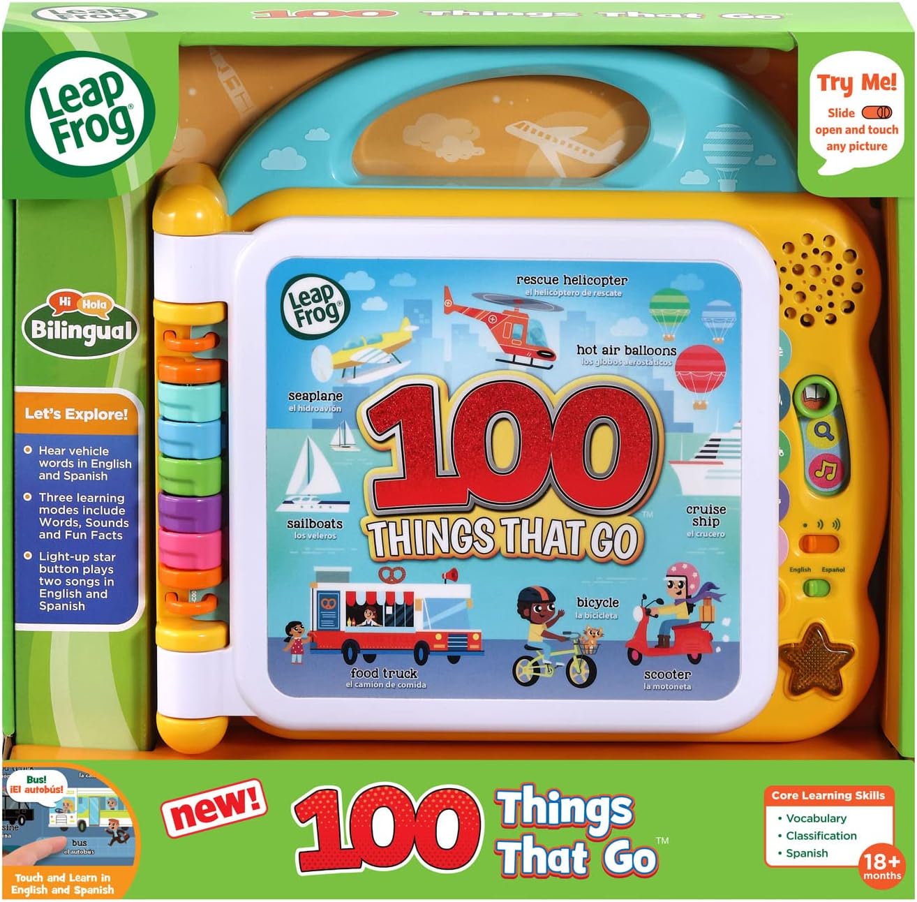 LeapFrog Learning Friends 100 Words Book / 100 animals / 100 places