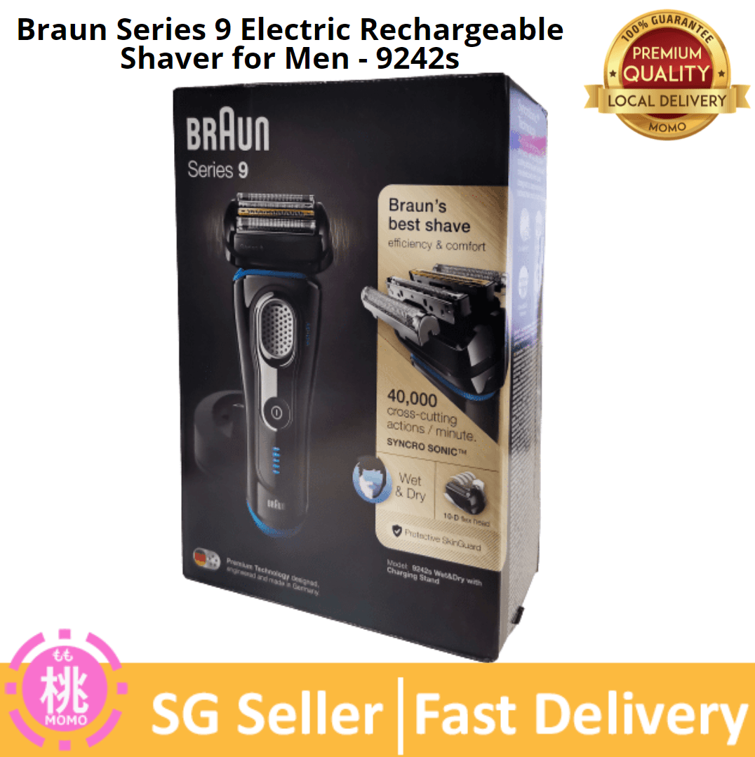 Braun Series 9 Electric Rechargeable Shaver for Men - 9242s