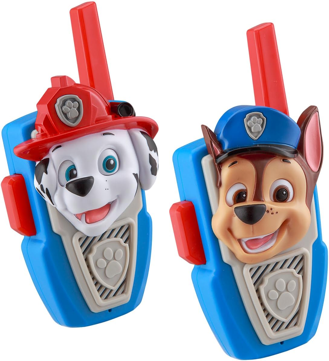 eKids Paw Patrol Toy Walkie Talkies for Kids, Static Free and Extended Range Indoor and Outdoor Toys