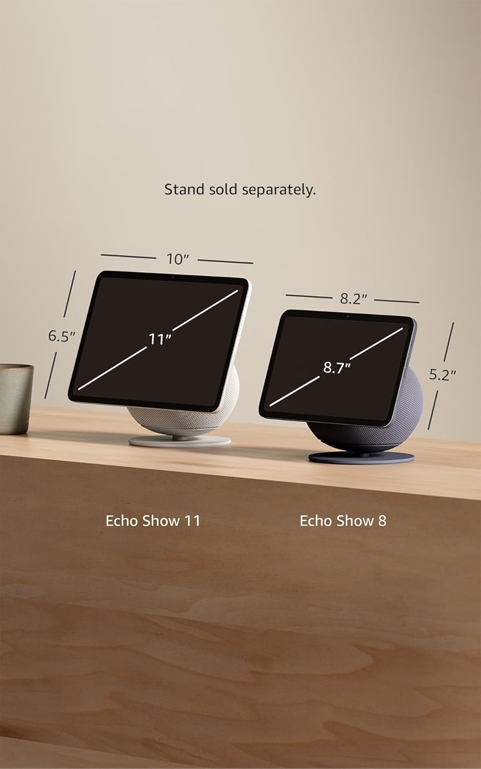 Amazon Echo Show 11 (newest model), Vibrant Full-HD 11" display with more viewing area and spatial audio, with Alexa+ Early Access