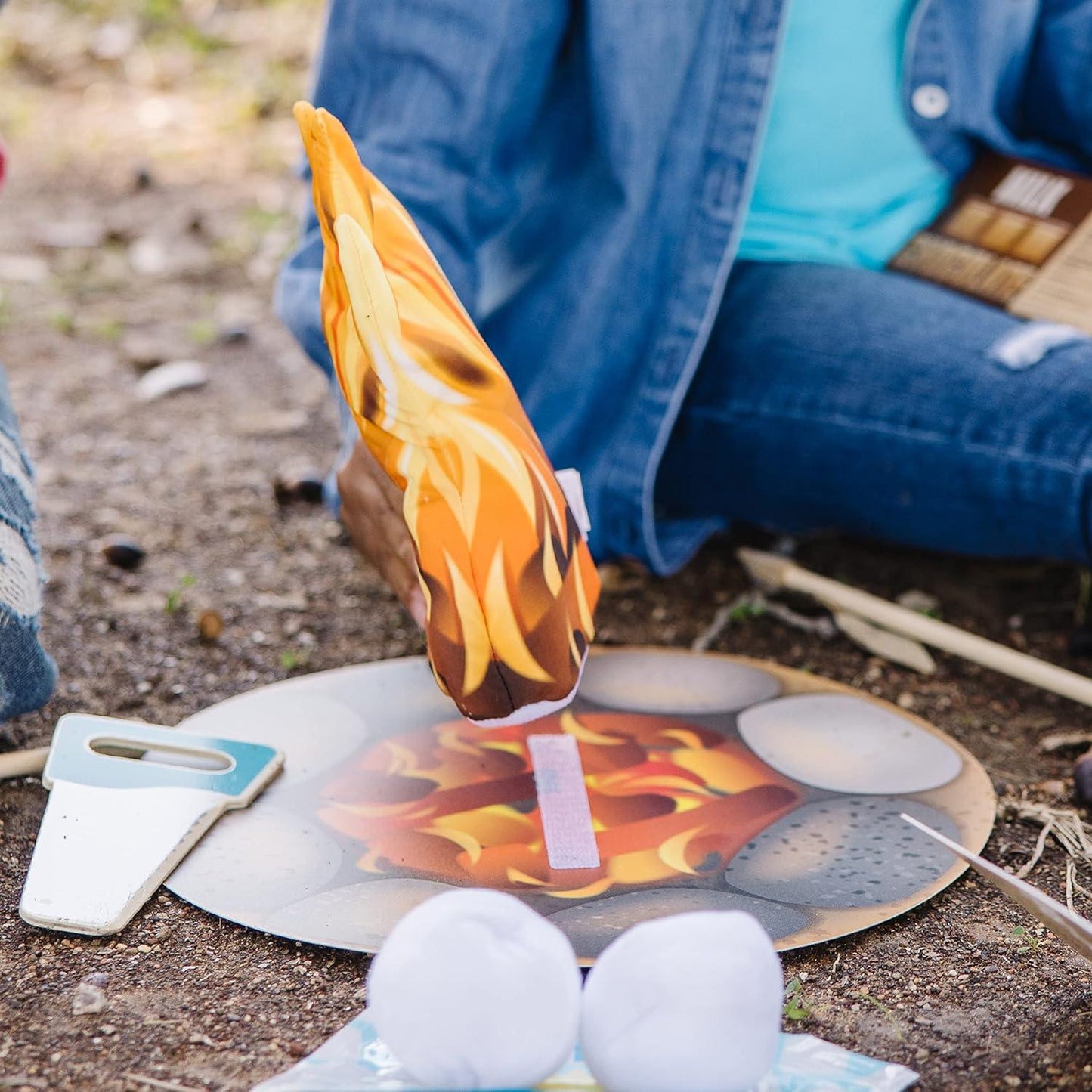 Melissa & Doug Let's Explore Campfire S'Mores Play Set - Play Campfire Sets For Kids Ages 3+