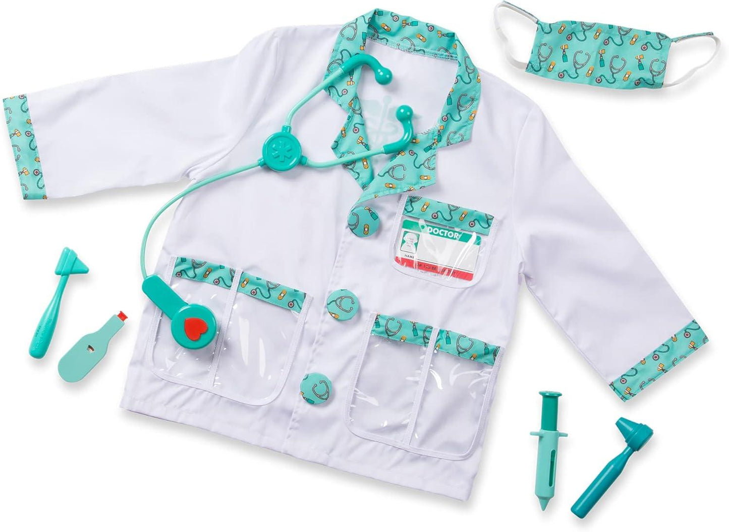Melissa And Doug unisex-children Police Officer / Fire Chief / Police Officer/Doctor Role Play Costume Dress-Up Set 3+