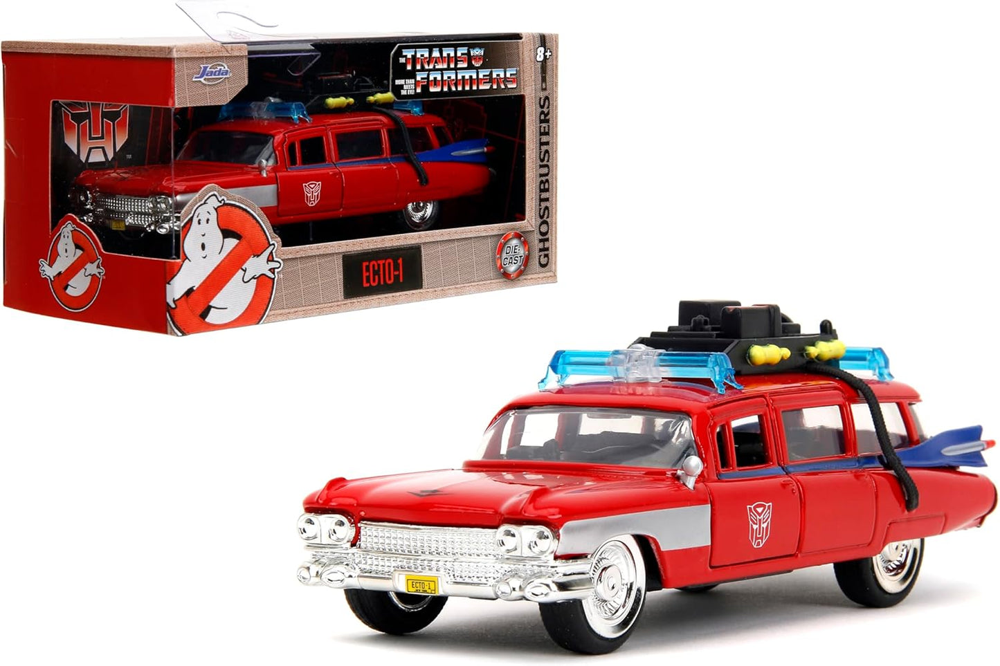Jada Toys 99731 Hollywood Rides Ghostbusters ECTO-1 childrens die cast vehicles, 1: 24 / 1:32 Scale