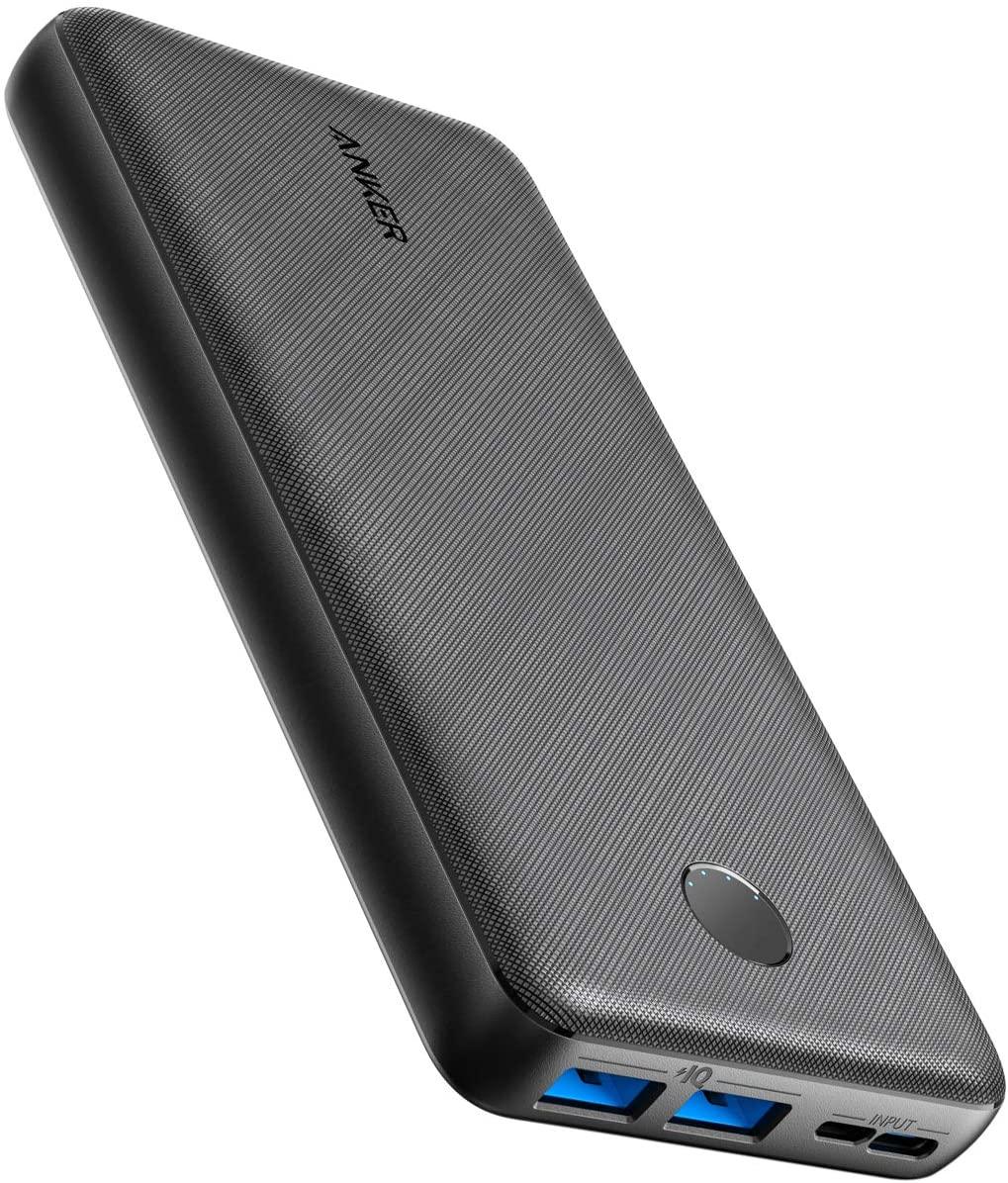Anker Portable Charger, PowerCore Essential 20000mAh Power Bank with PowerIQ Technology and USB-C (Input Only)