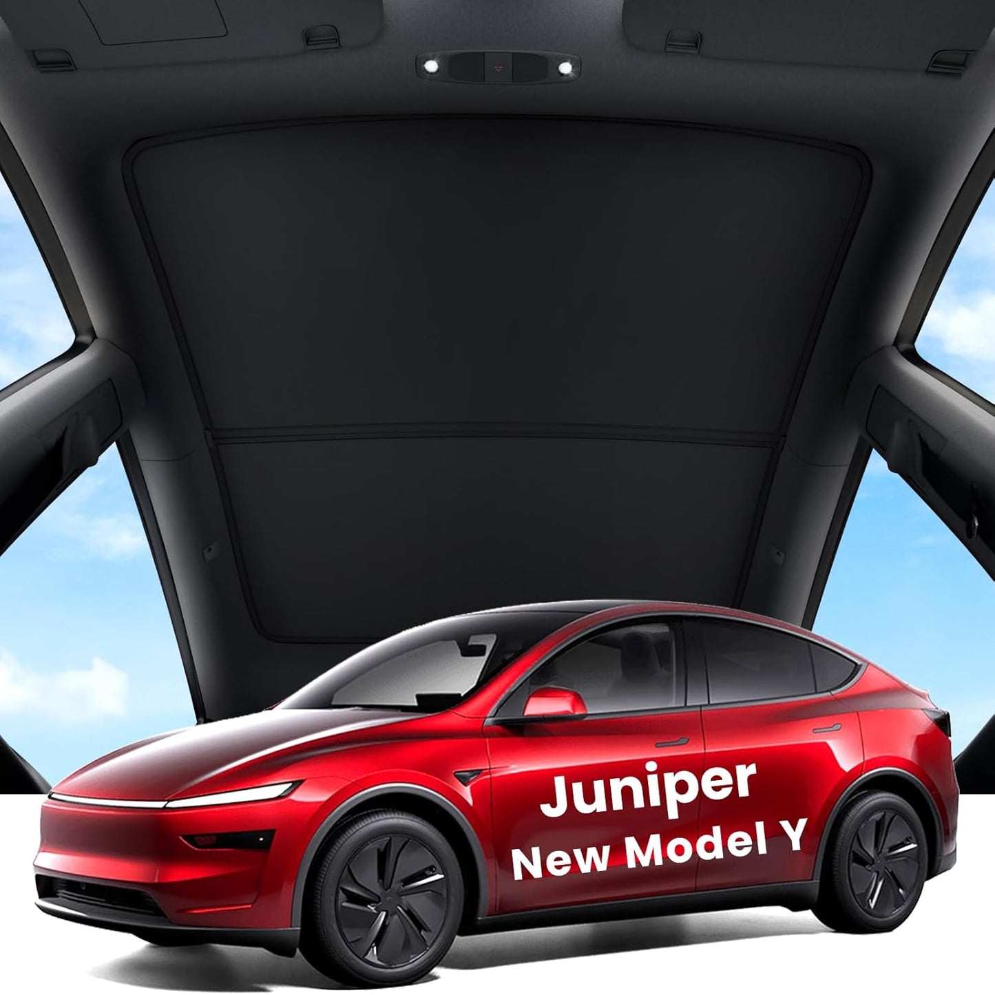 Tesla Model 3/Highland or Model Y 2022/2023/2024 compatible model 3 highland Sunshade Front & Rear Glass Roof Sun roof