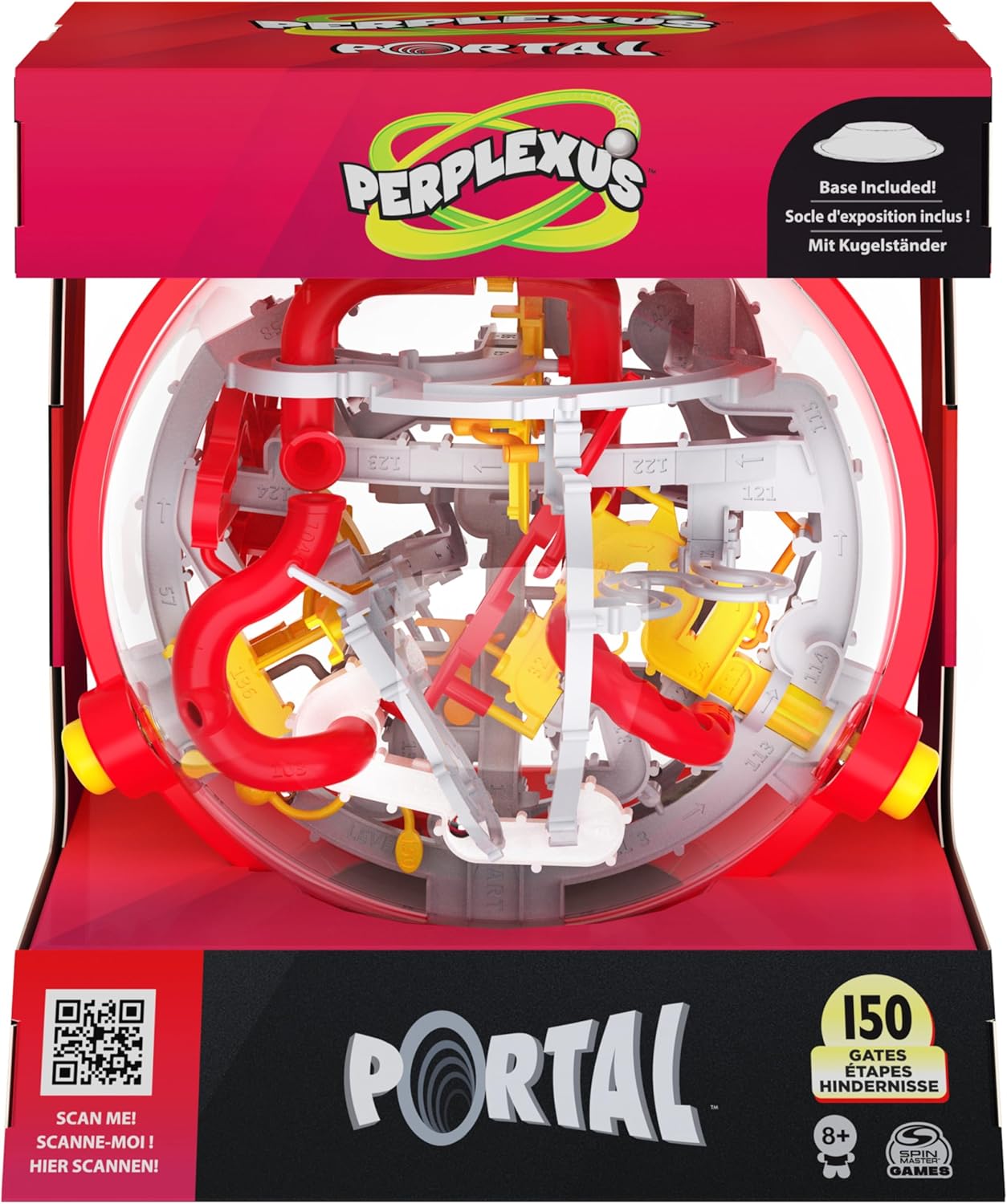 Perplexus 3D Maze Game Sensory Fidget Toy Brain Teaser Gravity Maze Puzzle Ball with 70 Obstacles (Edition May Vary)