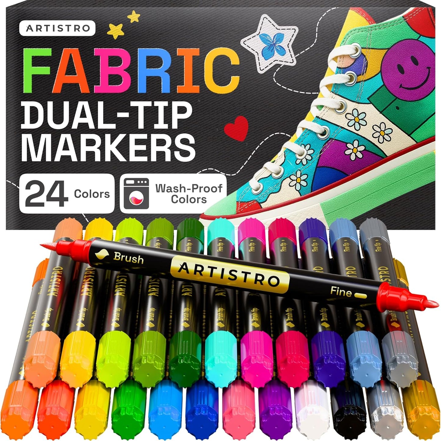 Artistro Paint Pens for Rock Painting, Stone, Ceramic, Glass, Wood, Canvas
