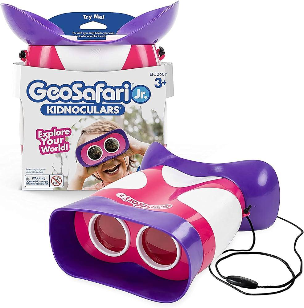 Educational Insights GeoSafari Jr. Kidnoculars, Kids Binoculars, Ages 3+