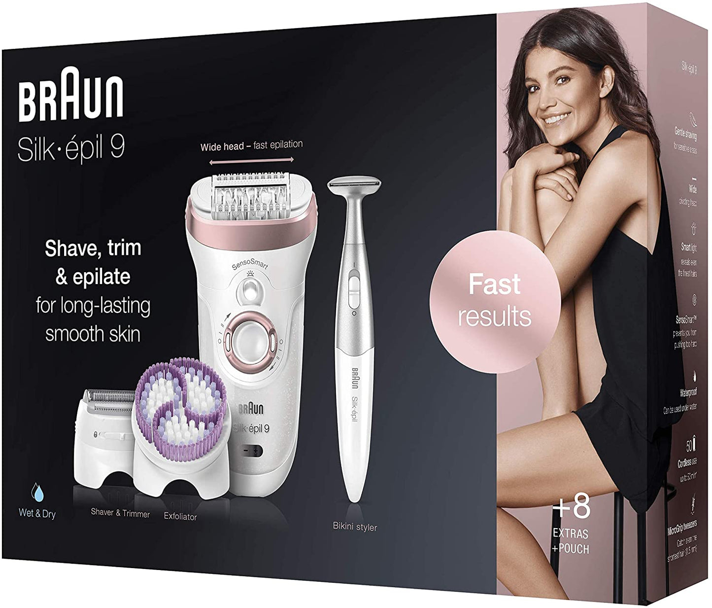 Braun Silk epil 9 9980 Special SkinSpa SensoSmart Epilator