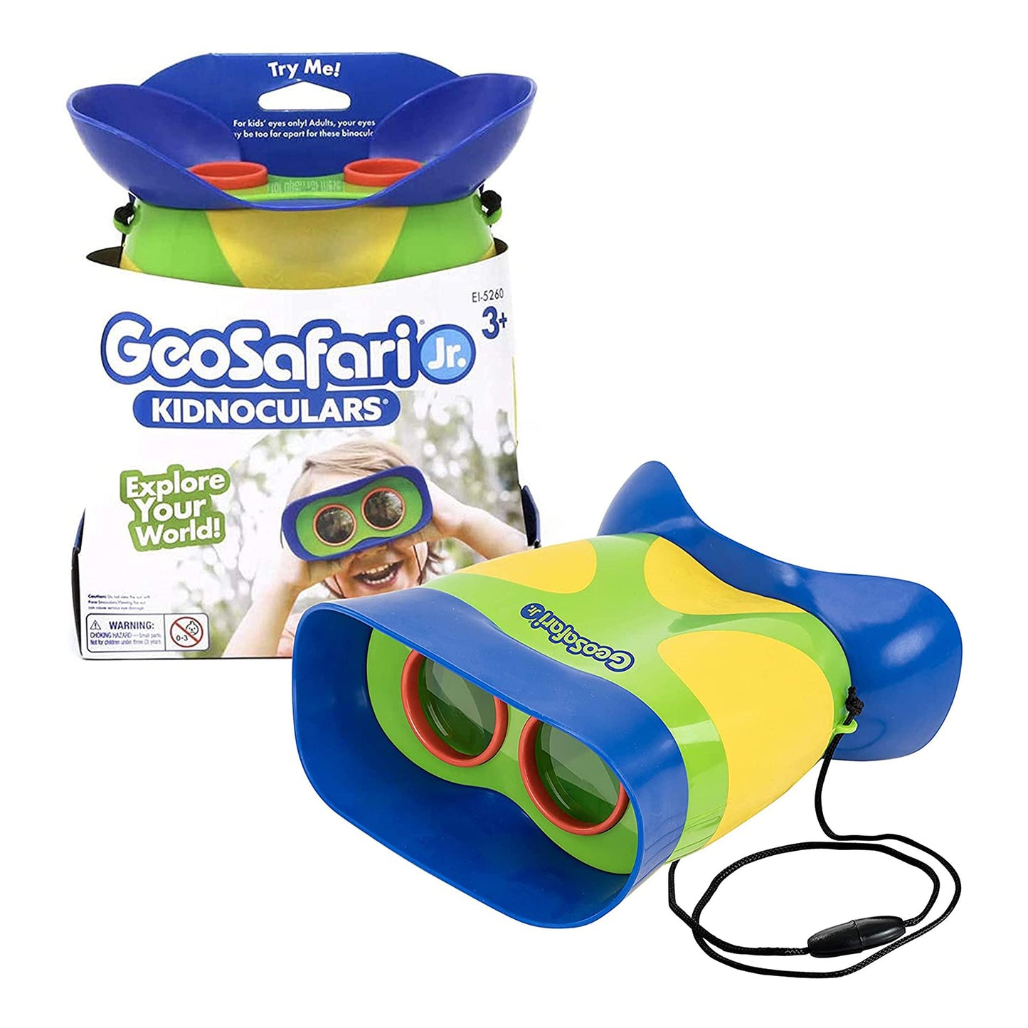 Educational Insights GeoSafari Jr. Kidnoculars, Kids Binoculars, Ages 3+