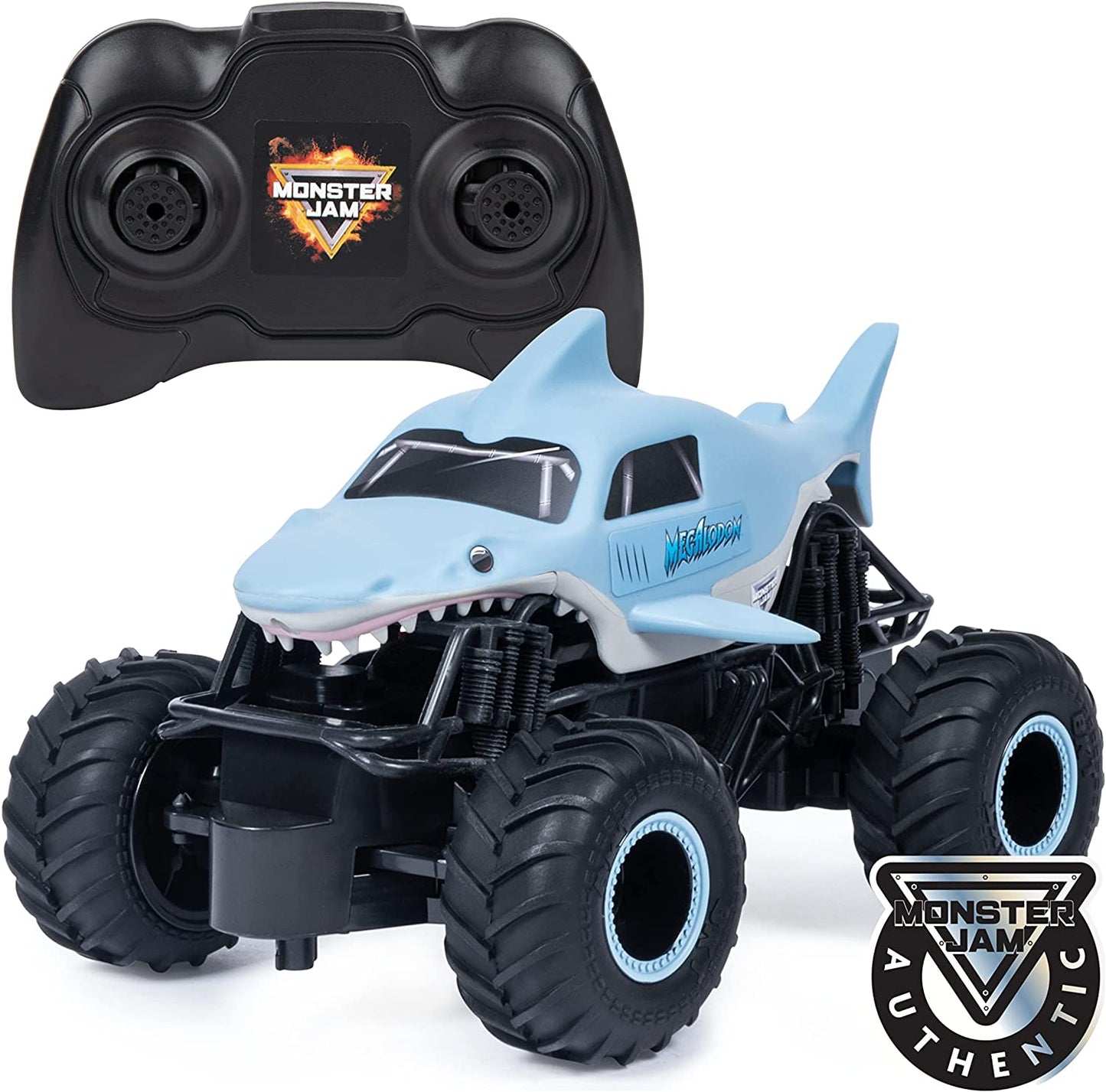 Monster Jam Official Grave Digger Remote Control Monster Truck, 1:24 Scale, 2.4 GHz