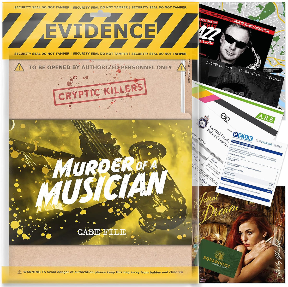 University Games Murder Mystery Party Case Files: Underwood Cellars Unsolved Detective Game Ages 14+