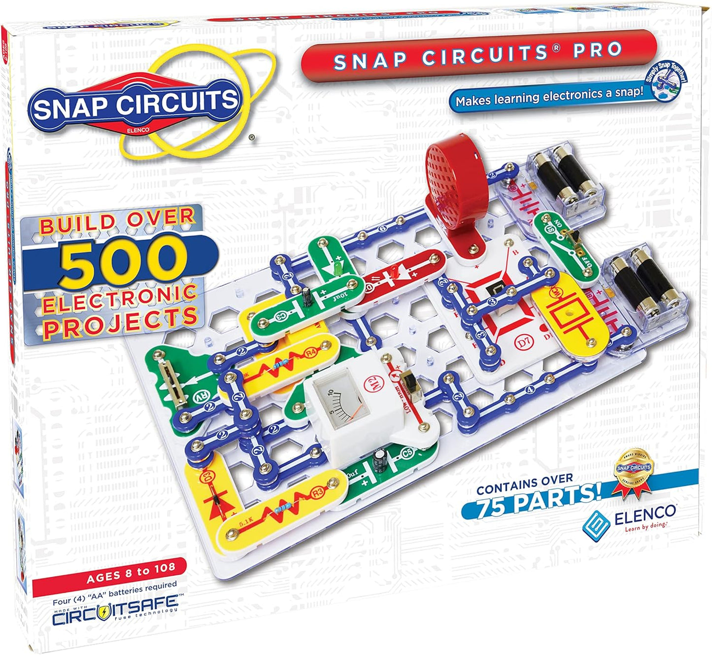 Snap Circuits Classic SC-100 / SC-300 / SC-500 / SC-750 Electronics Exploration Kit / Full Color Project Manual