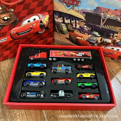 Diecast Mini McQueen Pullback Cars Set
