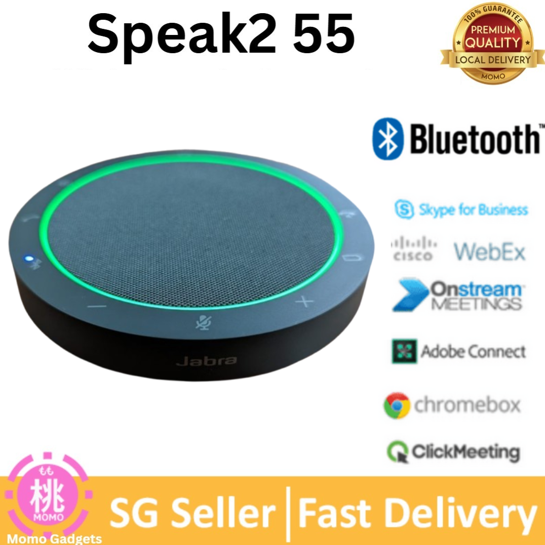 Jabra Speak2 55 / Speak 510 / 510+ (UC /MS Compatible) Wireless Bluetooth Speaker for Softphone and Mobile Phone ( With Wireless USB Link Adapter option )