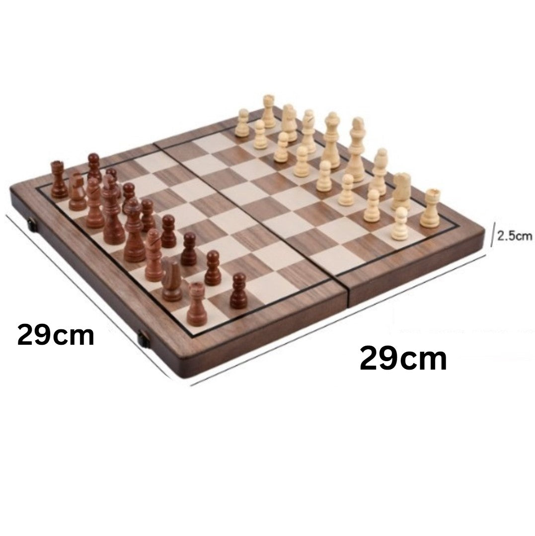 Chess Armory Chess Set 15 Inch Magnetic Wooden Chess Board Game for Adults and Kids with Extra Queen Pieces&Storage Box