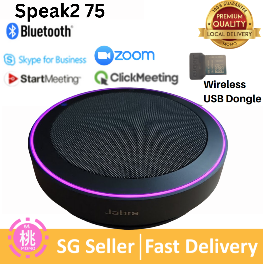 Jabra Speak2 75 / SPEAK 710 Wireless Bluetooth Speaker for Softphone and Mobile Phone UC and MS compatible