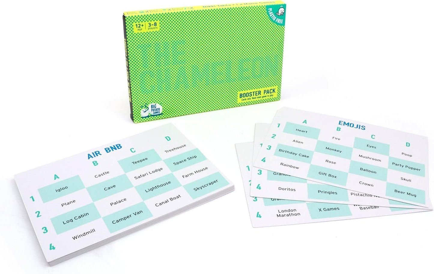 Big Potato The Chameleon Base Game/Booster Pack, Award-Winning Board Game for Families & Friends