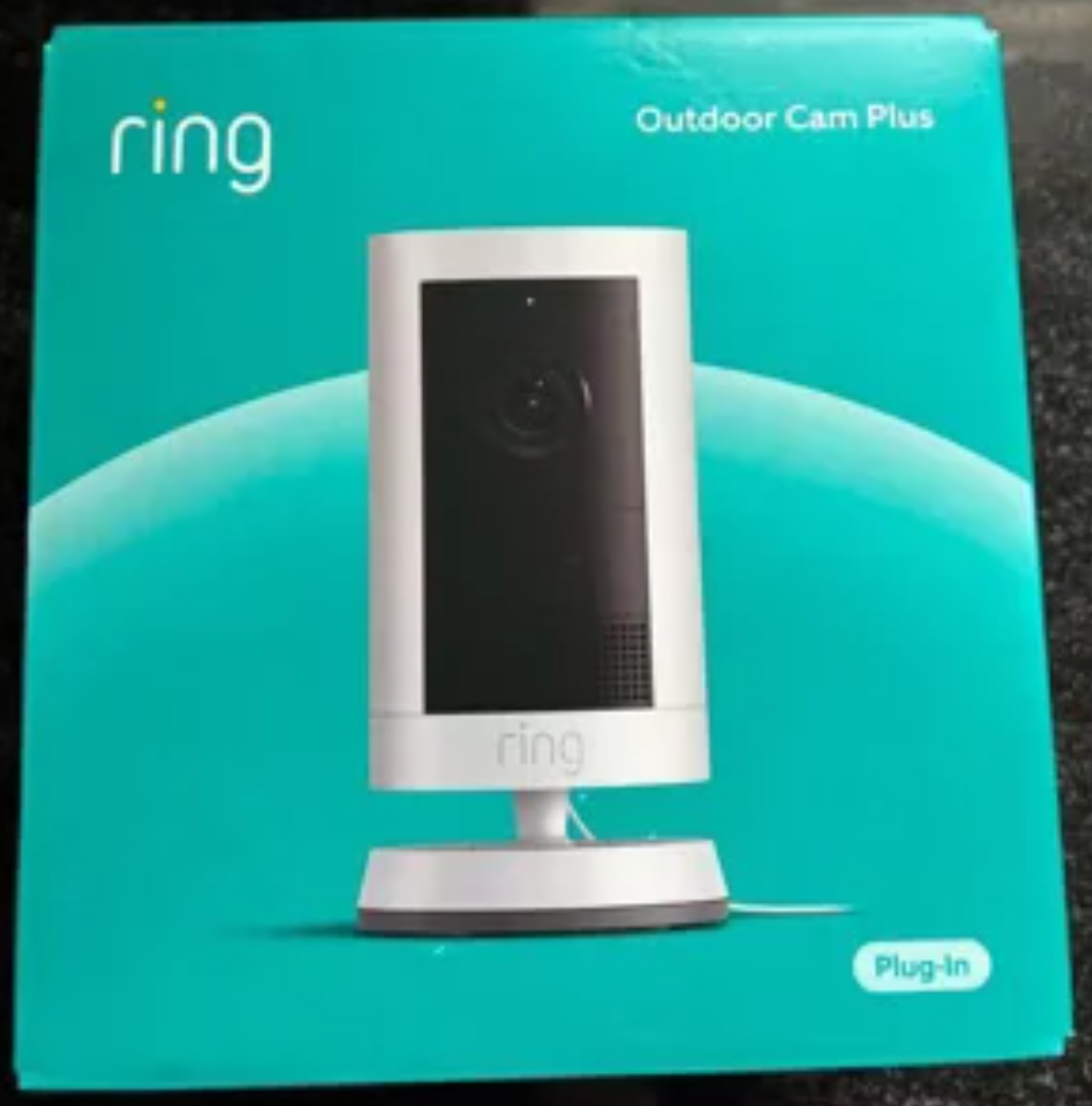 Ring Outdoor Cam Plus / Stick Up Cam ( 3rd Gen ) Battery HD security camera with two-way talk, Works with Alexa - Ring Solar panel Option available