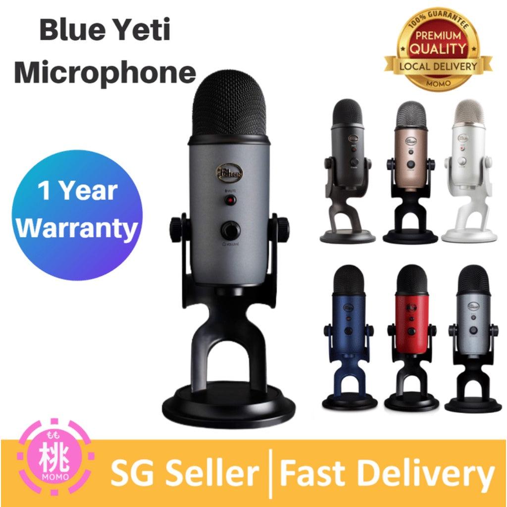 Blue Microphone Blue Yeti USB Blue Microphone (1 Year Warranty) (FREE POPFILTER) - Momo Gadgets