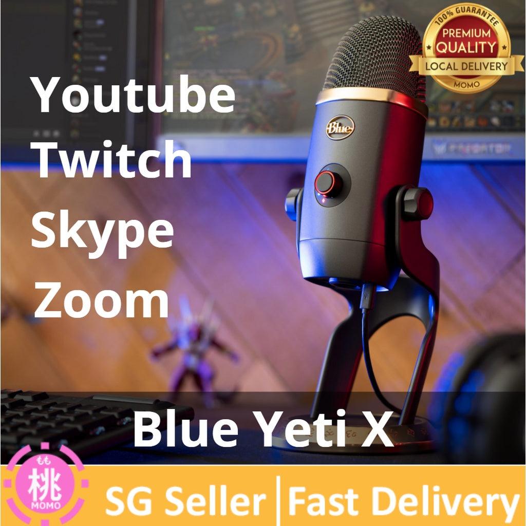 Blue Yeti X Professional Condenser USB Microphone with High-Res Metering - Momo Gadgets