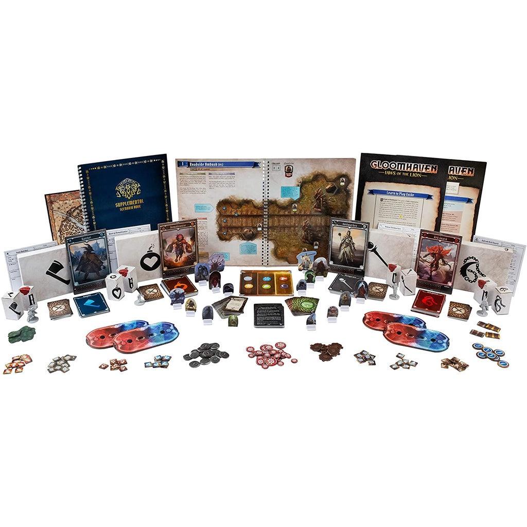 Cephalofair Games Gloomhaven Jaws of The Lion Strategy Boxed Board Game for ages 12 & Up , Brown - Momo Gadgets