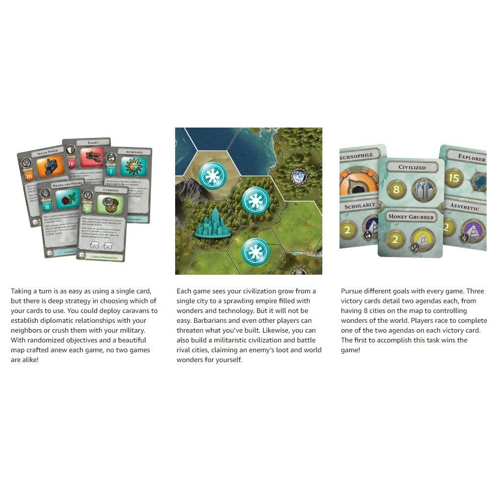 Civilization A New Dawn Board Game | Tactical Strategy Game for Adults and Teens - Momo Gadgets