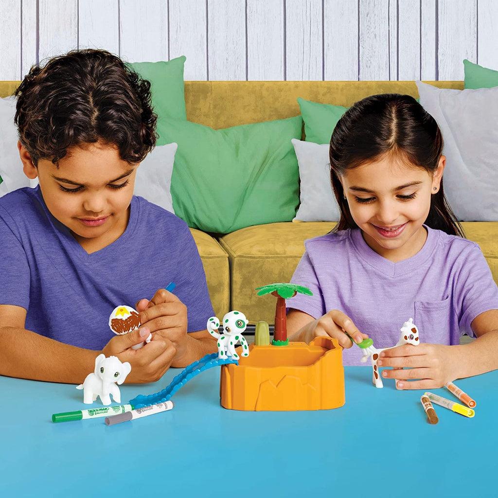 Crayola Scribble Scrubbie Safari Animals Tub Set, Toys for Girls & Boys, Gift for Kids, Age 3, 4, 5, 6 - Momo Gadgets