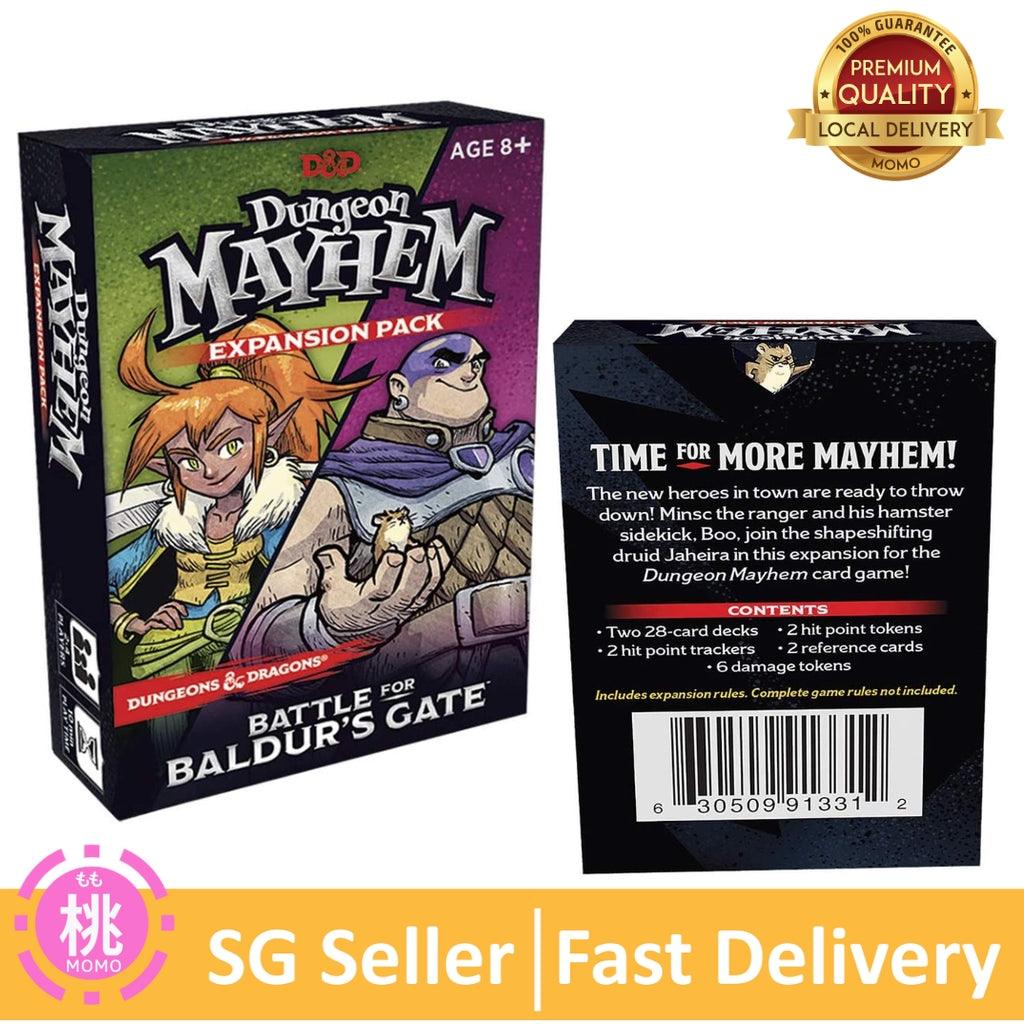 Dungeon Mayhem Dungeons & Dragons Card Game 2–4 Players, 120 Cards - Momo Gadgets