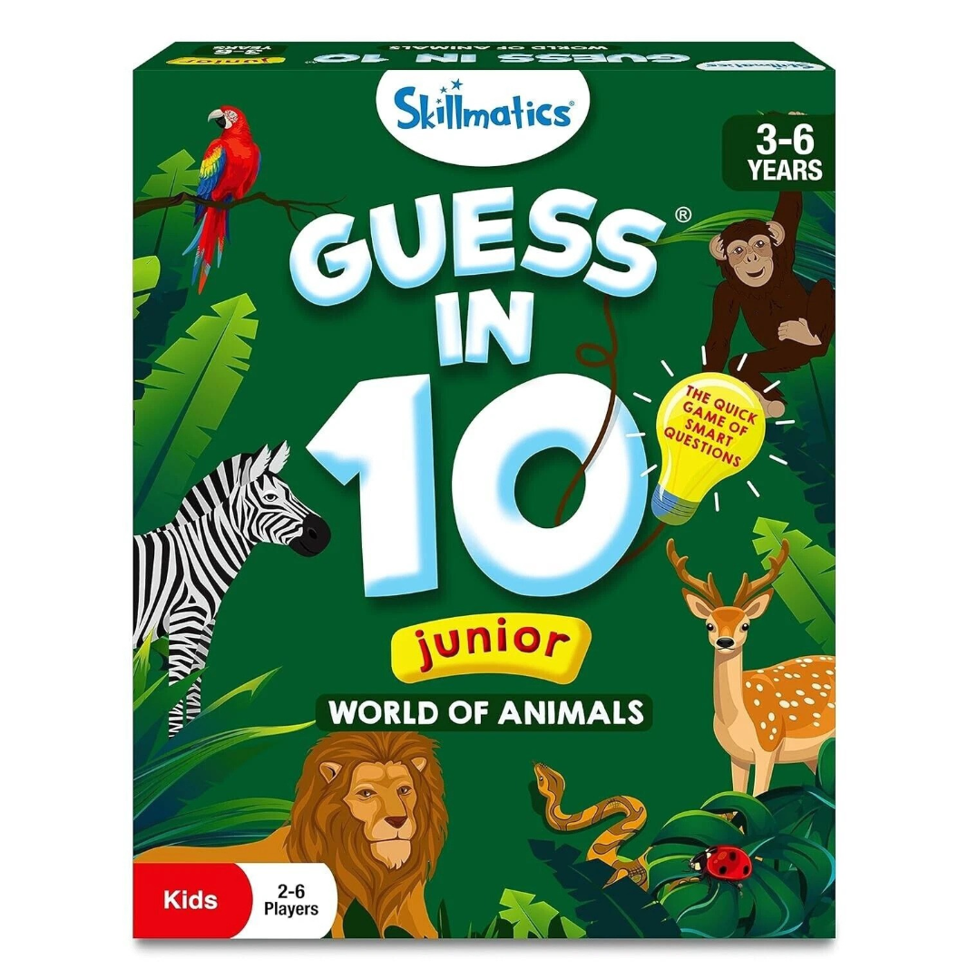 Skillmatics Educational Game Guess in 10 Card Game of Smart Questions