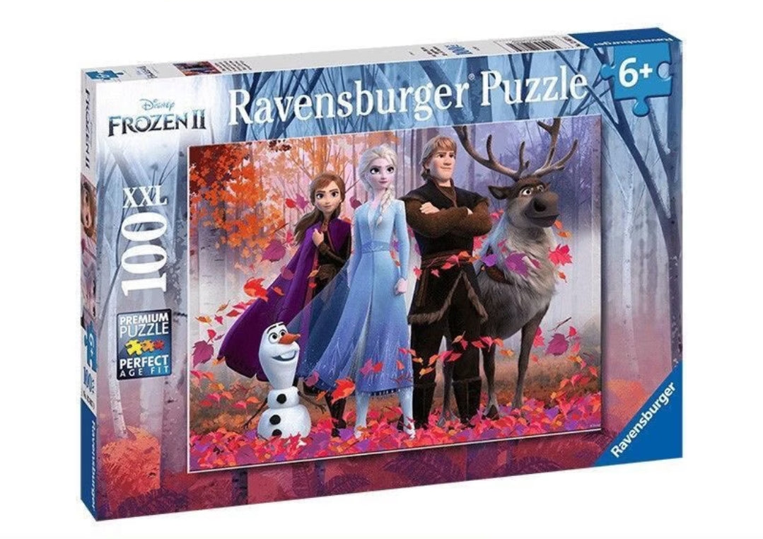 Ravensburger Disney Frozen 2 - The Journey Starts - 3 X 49 Piece Or 100-Piece Glitter Jigsaw Puzzle for Kids