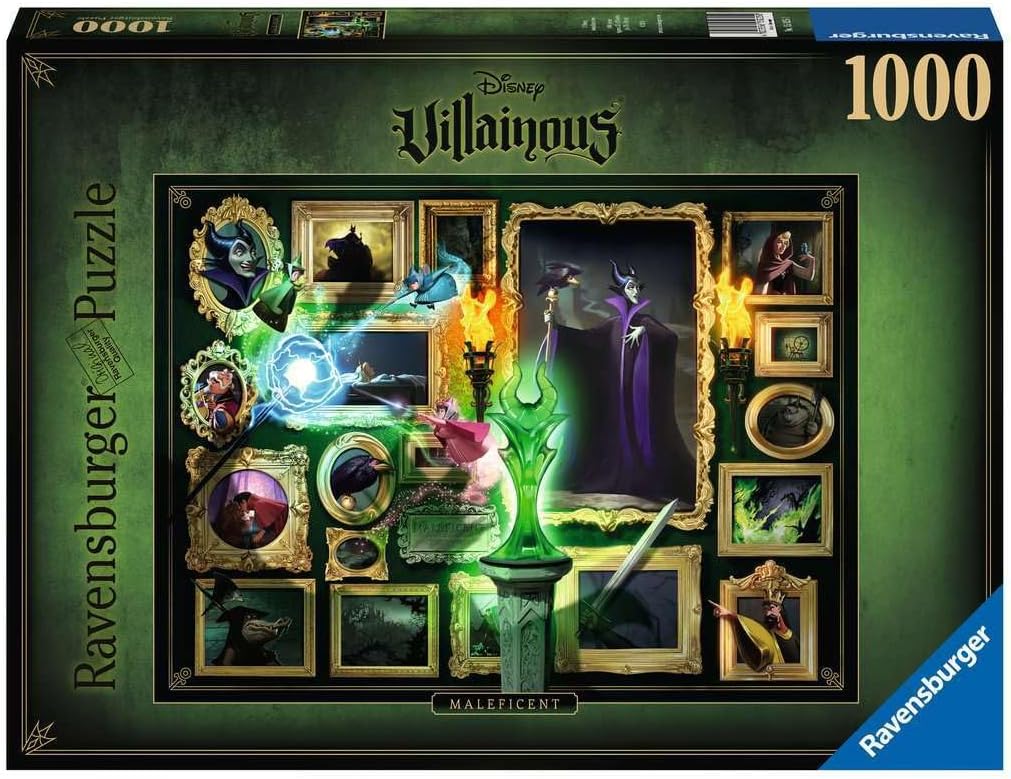 Ravensburger Disney Villainous Ursula/ Captian Hook Jigsaw Puzzle - 1000 Unique Pieces