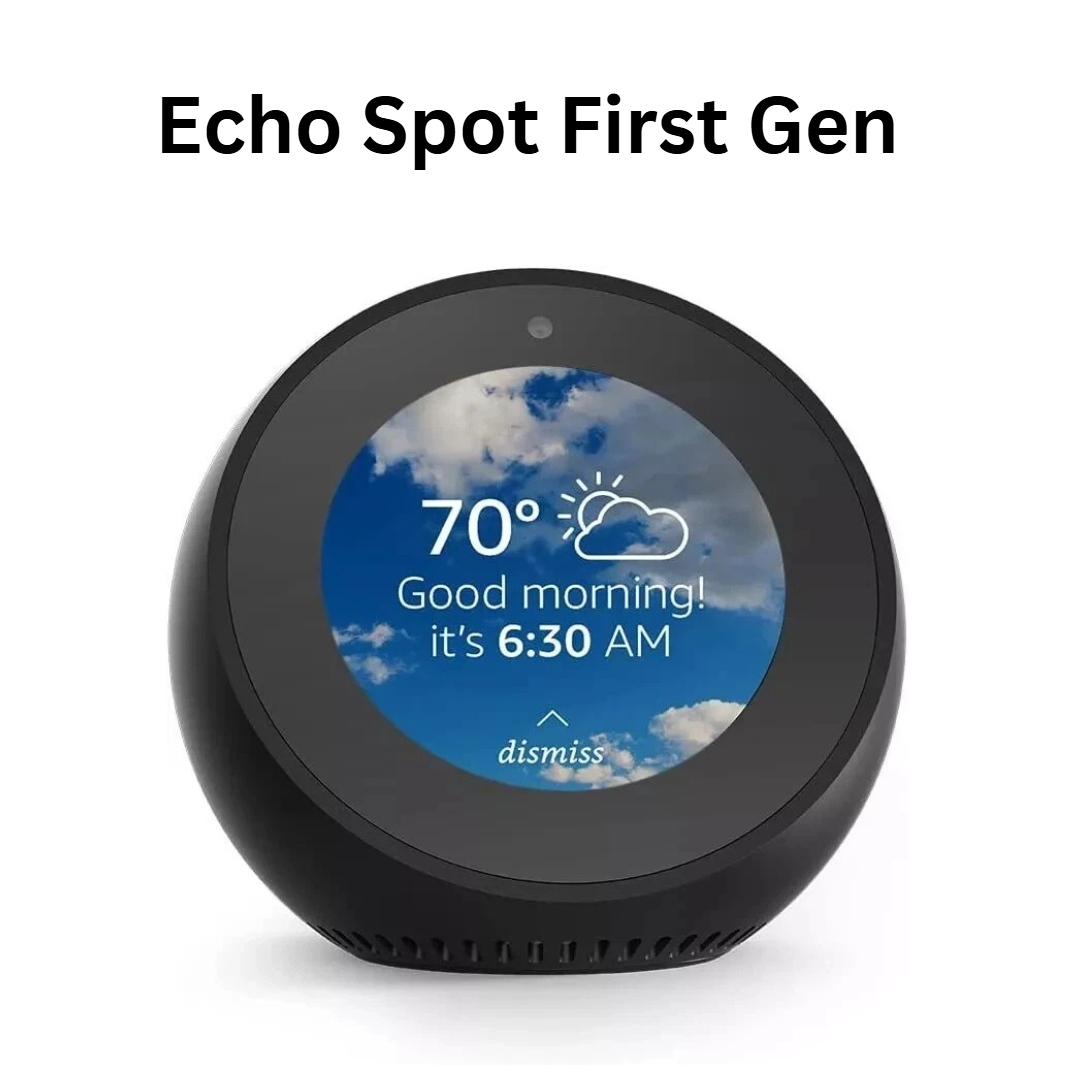 All-new Amazon Echo Spot , Smart alarm clock with vibrant sound + Alexa
