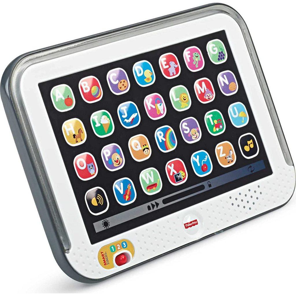 Fisher Price Laugh & Learn Smart Stages Tablet, Interactive Pretend Computer Musical Learning Toy - Momo Gadgets