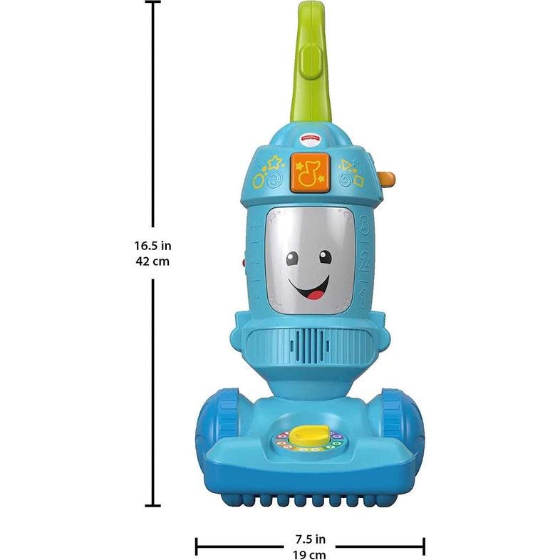 Fisher Price Laugh & Learn Toddler Toy Vacuum, Push Toy with Lights Music and Educational Songs, Light-Up Learning - Momo Gadgets