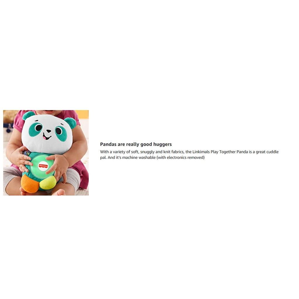 Fisher Price Linkimals Play Together Panda Musical Learning Plush Toy - Momo Gadgets