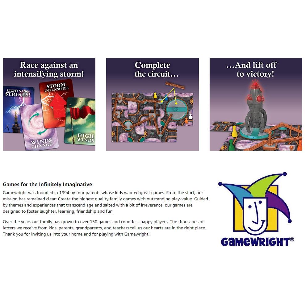 Gamewright Forbidden Sky – The Cooperative Strategy Survival Rocket Building Board Game, 5" - Momo Gadgets