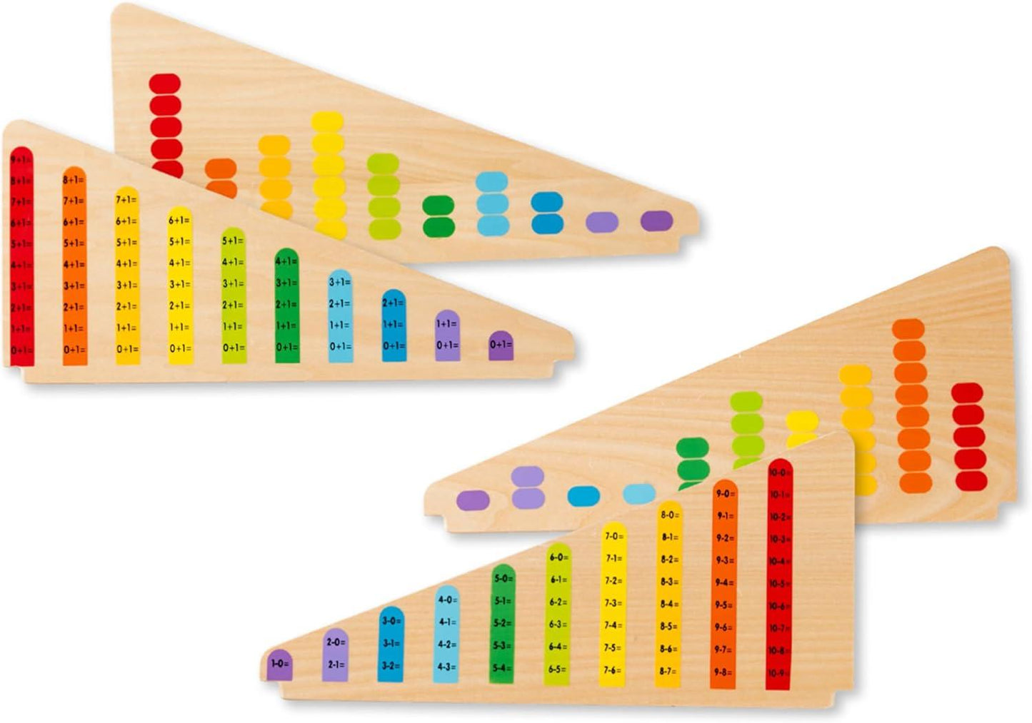 Melissa and Doug Add & Subtract Abacus - Educational Toy With 55 Colorful Beads and Sturdy Wooden Construction - Momo Gadgets