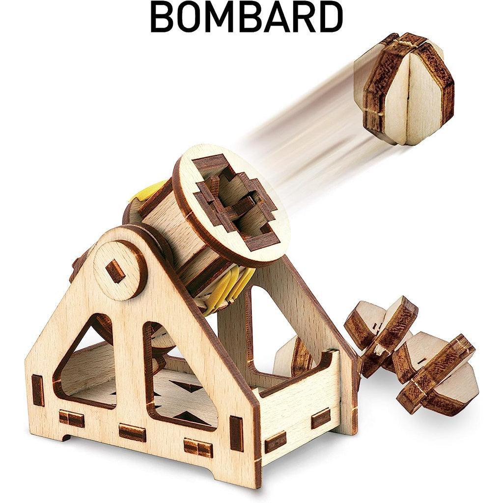 NATIONAL GEOGRAPHIC Da Vinci Model Kit - Catapult Kit for Kids, 3D Puzzle Building Toy, Wood Building Kit - Momo Gadgets