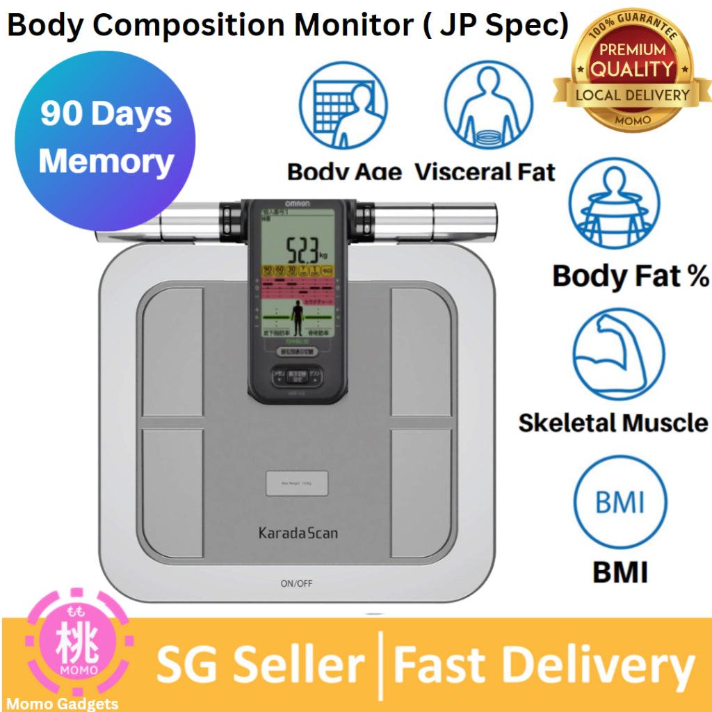 OMRON scale weight Body Composition Monitor with Scale - 7 Fitness Indicators & Memory - Momo Gadgets
