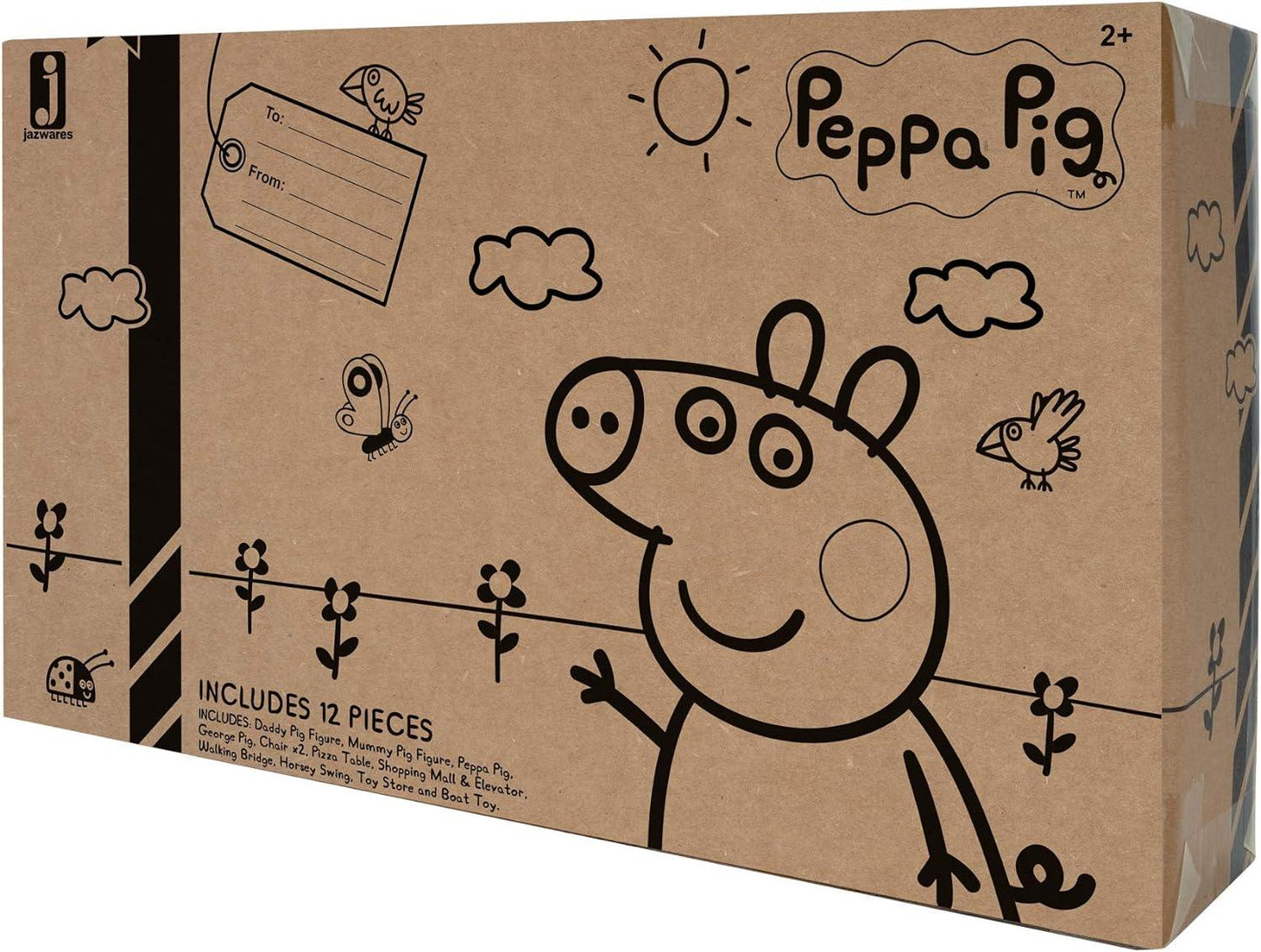 Peppa Pig Shopping Mall with Family, Includes 1 Connectable Mall Playset - Momo Gadgets