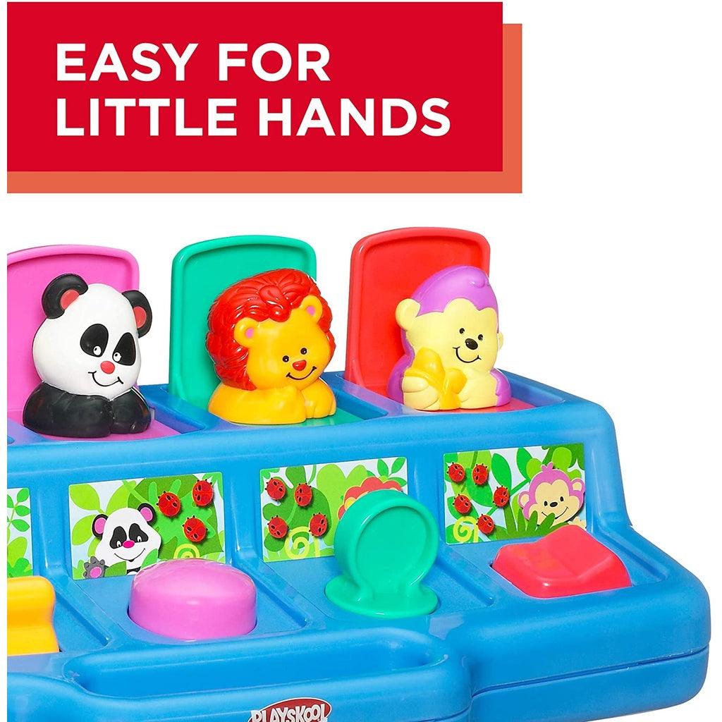 Playskool Busy Poppin’ Pals Pop-Up Activity Toy for Babies and Toddlers Ages 9 Months and Up - Momo Gadgets