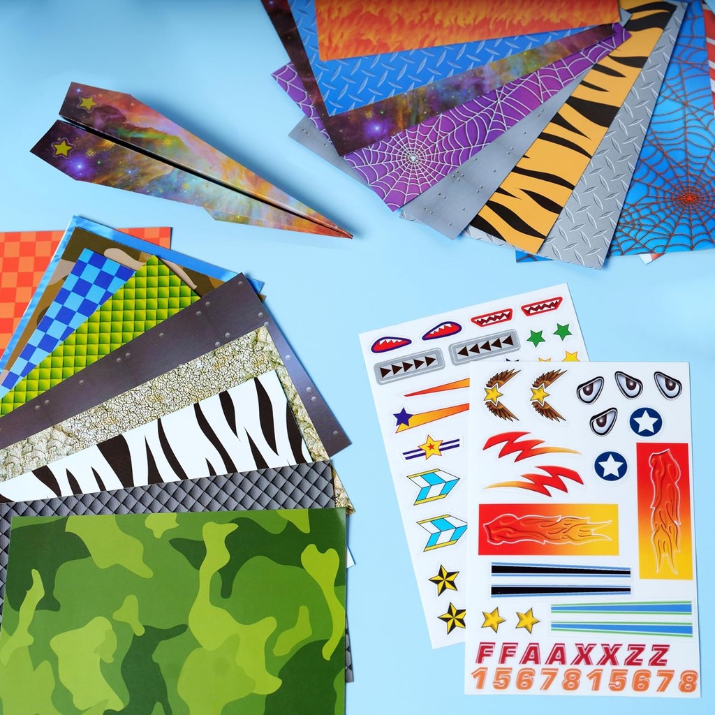 Creativity for Kids Paper Airplane Squadron - Create 20 Paper Airplanes - Kids Activities for Ages 6-8+