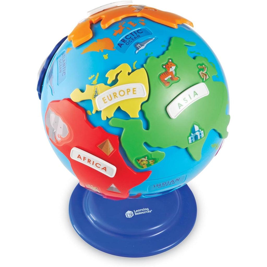 Learning Resources LER7735 Puzzle Globe 14-Piece 8" Diameter Multi - Momo Gadgets