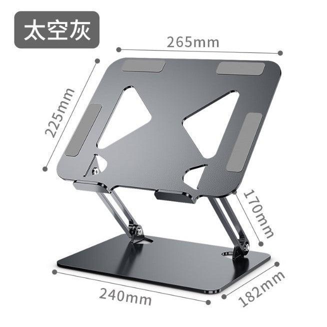 Ergonomic Laptop Stand, Laptop Holder, Multi-Angle Stand with Heat-Vent, Adjustable Notebook Stand for Laptop up to 17"